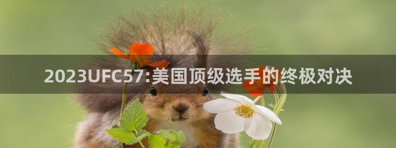 2023UFC57:美国顶级选手的终极对决